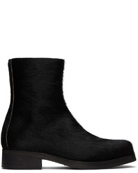 Our Legacy Black Cow Hair Camion Boots
