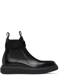 Dunhill Black Creeper Chelsea Boots