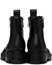 Gmbh Black Double Zip Boots