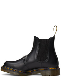 Needles Black Dr Martens Edition 2976 Snaffle Chelsea Boots