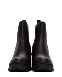 Prada Black Heeled Chelsea Boots