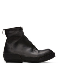 Guidi Black Horse Front Zip Boots