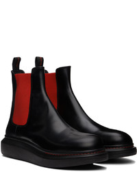 Alexander McQueen Black Hybrid Chelsea Boots