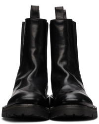 Officine Creative Black Issey 2 Chelsea Boots