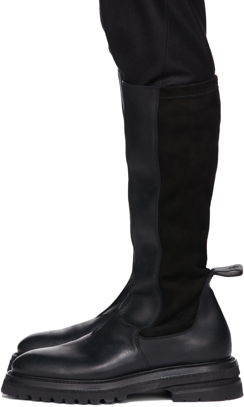 ADYAR Black Lancer High Boot, $1,575 | SSENSE | Lookastic