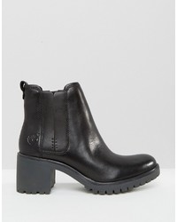 Timberland Black Leather Averly Chelsea Boot