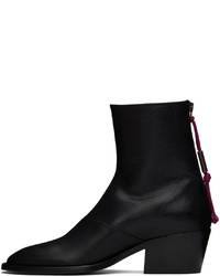 Acne Studios Black Leather Boots