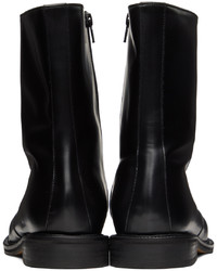 LE17SEPTEMBRE Black Leather Boots