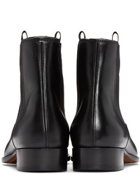 Marc Jacobs Black Leather Chelsea Boots