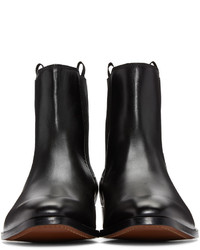 Marc Jacobs Black Leather Chelsea Boots
