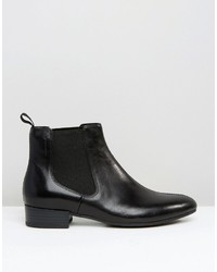 Vagabond Black Leather Chelsea Boots