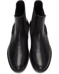 Ann Demeulemeester Black Leather Chelsea Boots