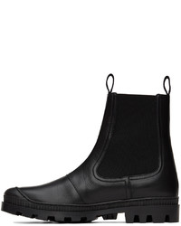 Loewe Black Leather Chelsea Boots