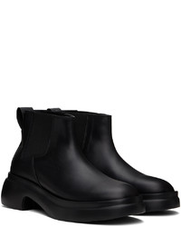 Wooyoungmi Black Leather Chelsea Boots