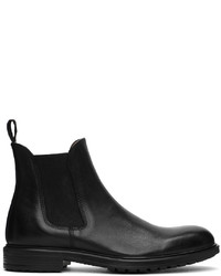 Officine Generale Black Leather Chelsea Boots