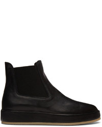 Fear Of God Black Leather Chelsea Boots