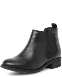 Dorothy Perkins Black Leather Chelsea Boots