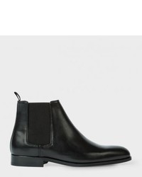 Paul Smith Black Leather Gerald Chelsea Boots