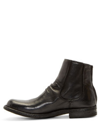 Officine Creative Black Leather Ideal Chelsea Boots