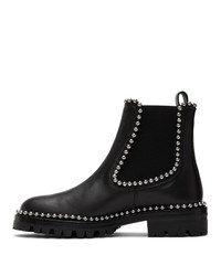 Alexander Wang Black Leather Spencer Boots