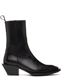 Eytys Black Luciano Zip Up Boots