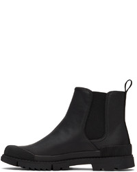 VERSACE JEANS COUTURE Black Magnetar Chelsea Boots
