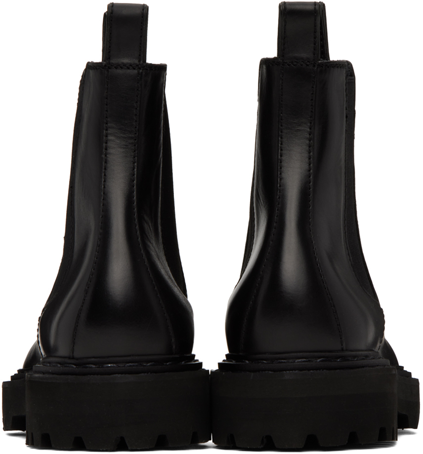 Officine Creative Black Pistols 003 Chelsea Boots, $700 | SSENSE ...