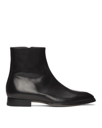 Paul Smith Black Reeves Zip Up Boots