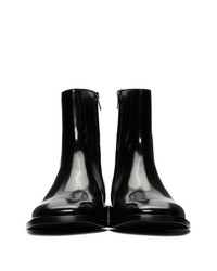 Balenciaga Black Rim Boots