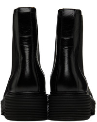 Marni Black Shiny Chelsea Boots