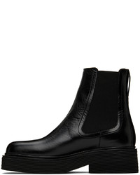 Marni Black Shiny Chelsea Boots