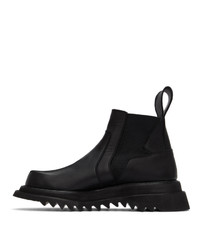 Julius Black Side Gore Chelsea Boots