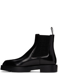 Givenchy Black Squared Low Chelsea Boots