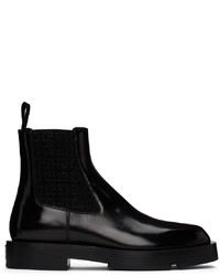 Givenchy Black Squared Low Chelsea Boots