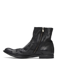 Officine Creative Black Stereo 2 Boots