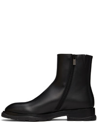 Alexander McQueen Black Swilly Zip Up Boots