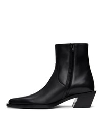 Balenciaga Black Tiaga Zip Up Boots