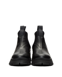 Prada Black Tonal Chelsea Boots