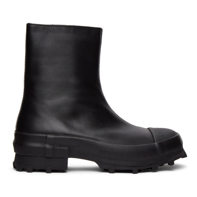 CamperLab Black Traktori Boots, $268 | SSENSE | Lookastic