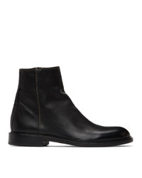 Ps By Paul Smith Black Zip Billy Boots