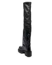 Rick Owens Bogun 78mm Leather Flared Boots