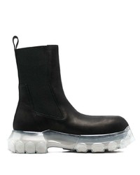 Rick Owens Bozo Leather Tractor Boots