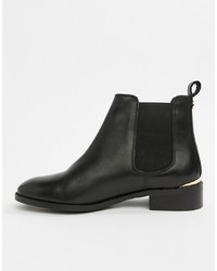 Office Bramble Black Leather Chelsea Boots Leather