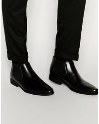 Asos Brand Chelsea Boots In Black