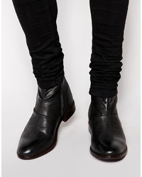 Asos Brand Chelsea Boots In Leather