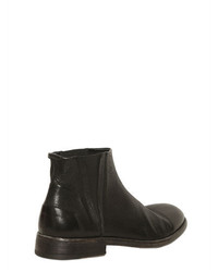 Bruno Bordese Pebbled Leather Chelsea Boots