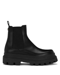 Dolce & Gabbana Brushed Leather Chelsea Boots