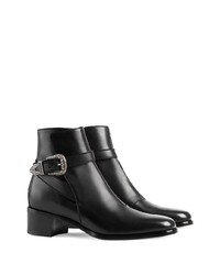 Gucci Buckle Ankle Boots