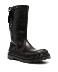 Premiata Buckle Fastening Leather Boots