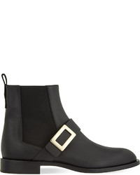 Roger Vivier Buckle Leather Chelsea Boots